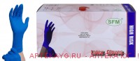 Перчатки диагност sf gloves нитрил н/стер неопудр n50 пар l/синий