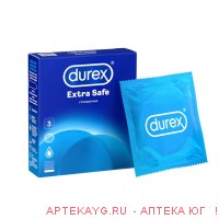 Презерв Дюрекс №3 Экстра Сэйф