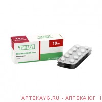 Лизиноприл-тева 0,01 n30 табл