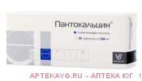 Пантокальцин таб  500мг №50 (блистеры)