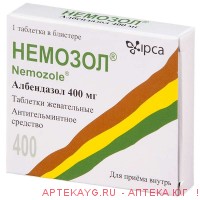 Немозол таб. жев. 400мг №1
