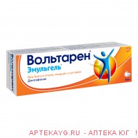 Вольтарен эмульгель гель д/нар. прим. 2% туба 100г (треуг. крышка)