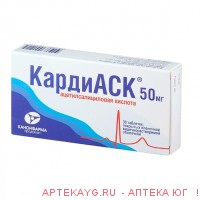 Кардиаск 0,05 n30 табл п/о