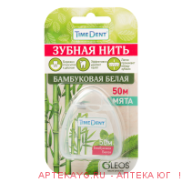 Timedent зубная нить мята 50м