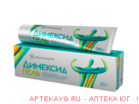 Димексид гель д/наруж. прим. 25% туба 30г
