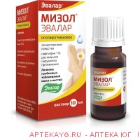 Мизол эвалар 1% 10мл р-р д/наруж прим