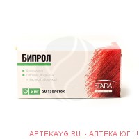 Бипрол табл. п/о 5мг n30 россия