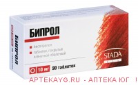 Бипрол табл. п/о 10мг n30 россия
