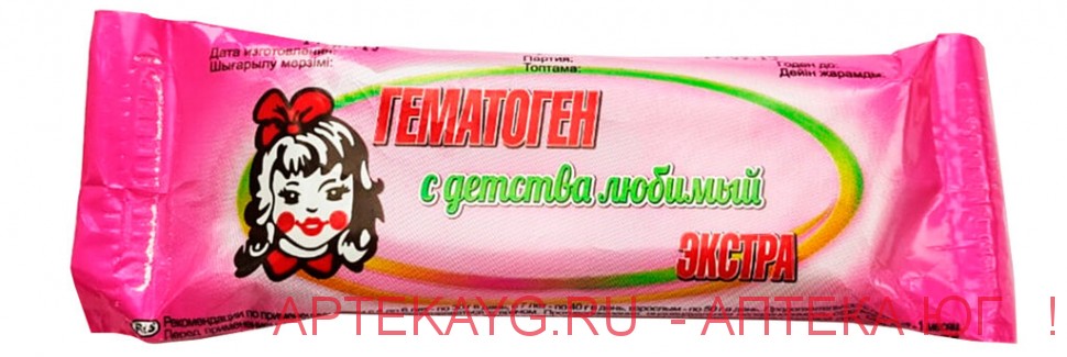 Гематоген с детства любимый экстра 40,0 плитка