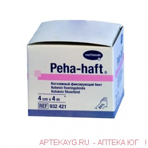 Peha-haft-бинт эл.когезивн. 4х4см(без латекса)