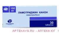 Ламотриджин канон 0,1 n30 табл