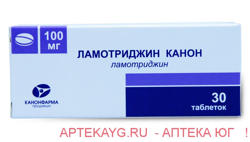 Ламотриджин канон 0,1 n30 табл