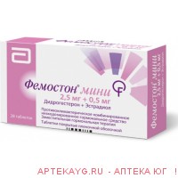 Фемостон мини 0,0025+0,0005 n28 таб п/плен/оболоч