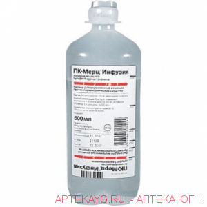 Пк-мерц р-р д/инф. 0,4 мг/мл фл. 500мл №2
