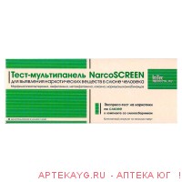 Тест мультипанель наркоскрин 5 вид наркот/в слюне