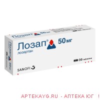 Лозап табл п/о плен 50 мг х30 # #