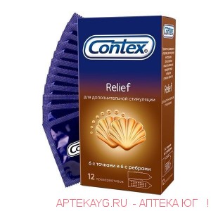 Contex №12 relief презервативы