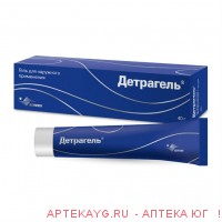 Детрагель гель д/наруж прим туба 40 г х1