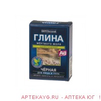 Глина мертвого моря черная кор. 100г