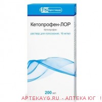 Кетопрофен-лор 0,016/мл 200мл n1 флак р-р д/полоскания
