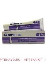 Базирон ас гель д/наружн. прим. 5% туба 40г