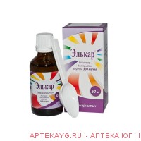 Элькар р-р д/внут пр 300 мг/мл фл 50 мл х1 ^