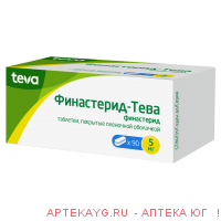 Финастерид-тева 0,005 n90 табл п/плен/оболоч