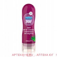 Durex (lubr) play- mssg 2in1 aloe vera 200ml гель