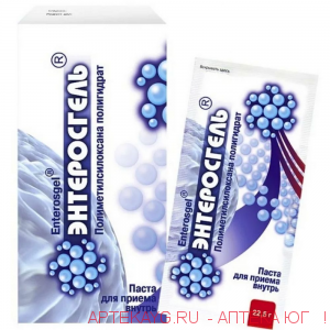 Энтеросгель паста д/внут.пр пакет (саше) 22,5 г х10 ^