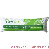 Бинт н/с  7х14 инд уп evers life