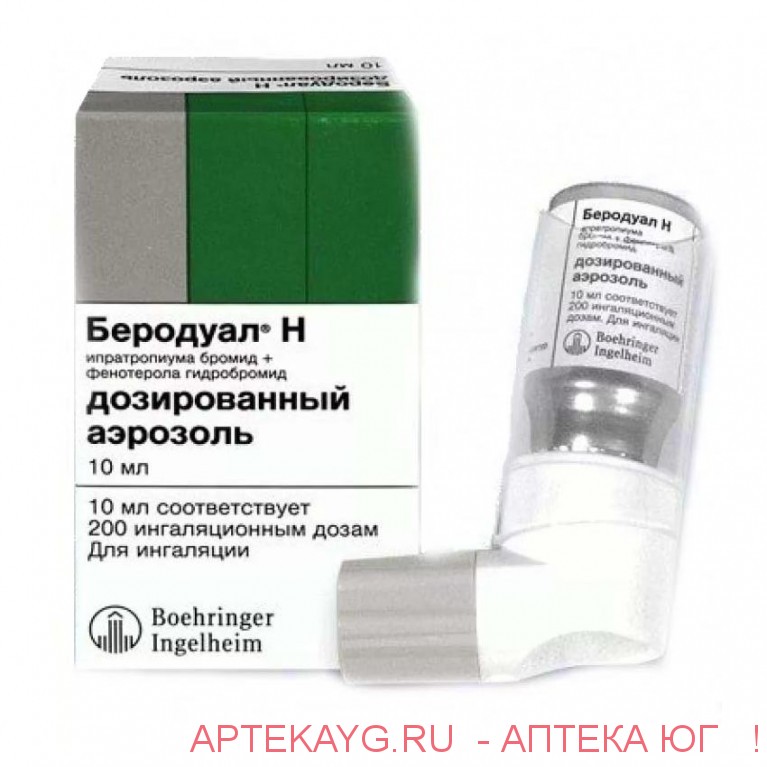 Беротек Н 200доз 10мл аэр