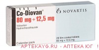Ко-диован табл п/о плен 80 мг+12.5мг х28