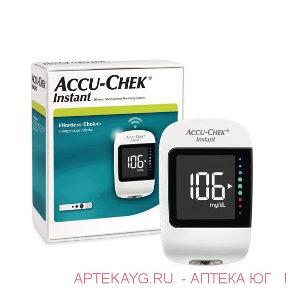 Система контроля уровня глюкозы крови accu-chek instant с беспроводной передачей