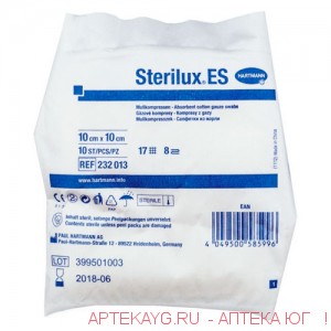 Sterilux es-салф.(ст)10х10см  10шт