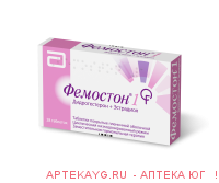 Фемостон 1 таб. п/о плен. 1мг+10мг №28