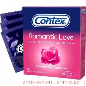 Презерв Contex №3 Romantic love Ароматизир