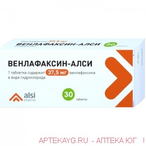 Венлафаксин-алси 0,0375 n30 табл
