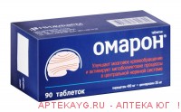Омарон таб. 400мг+25мг №90
