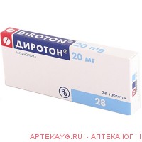 Диротон 20мг №28 тб.