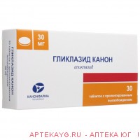Гликлазид канон табл пролонг. высв. 30 мг х30