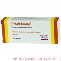 Транексам табл. п.п.о 250мг n30 россия