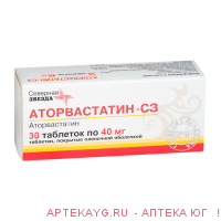 Аторвастатин-сз  0,04 n30 табл п/плен/оболоч